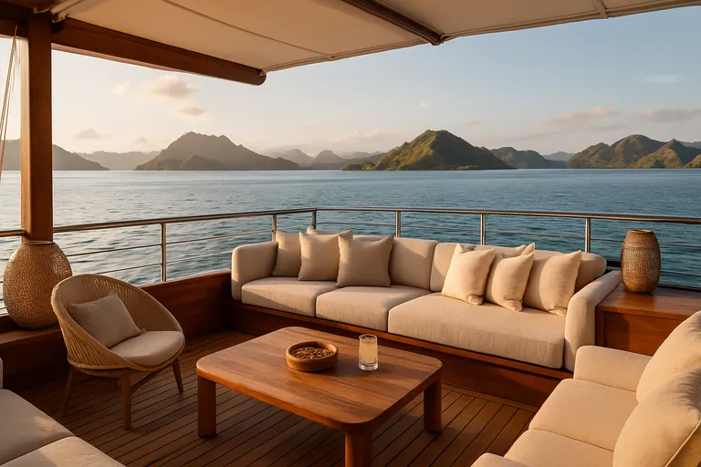 Geniet van het comfort en de luxe aan boord