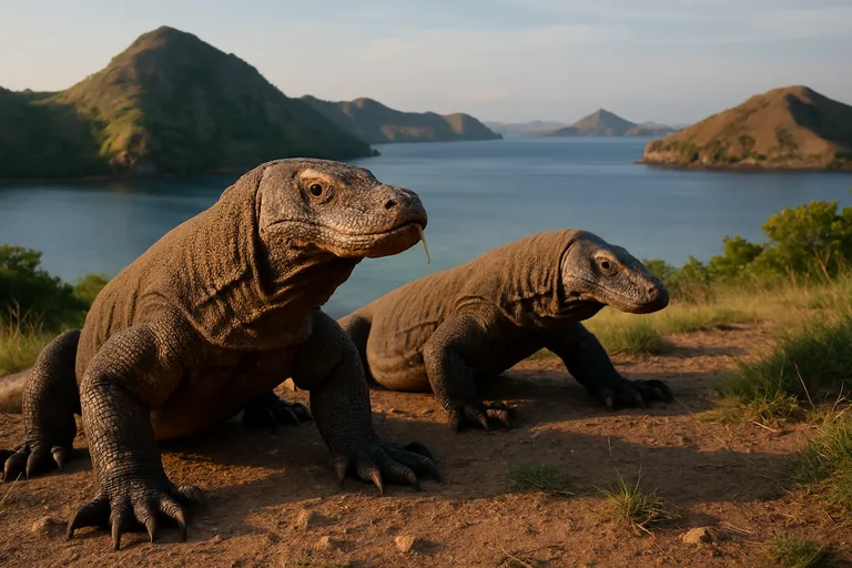 Ontmoet de iconische Komodovaranen